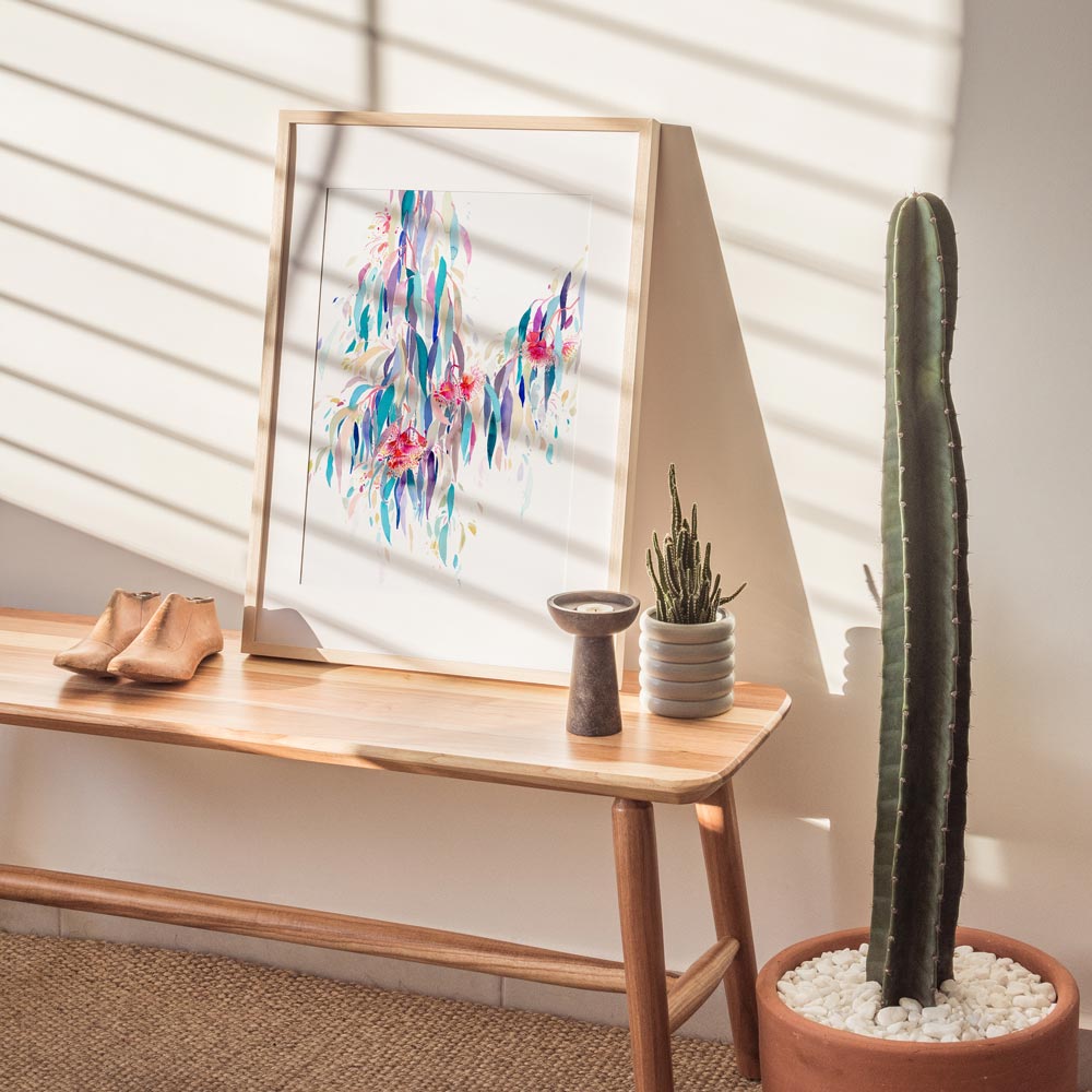 Unframed 'Cascade' Limited Edition Watercolour Art Print by Natalie Martin