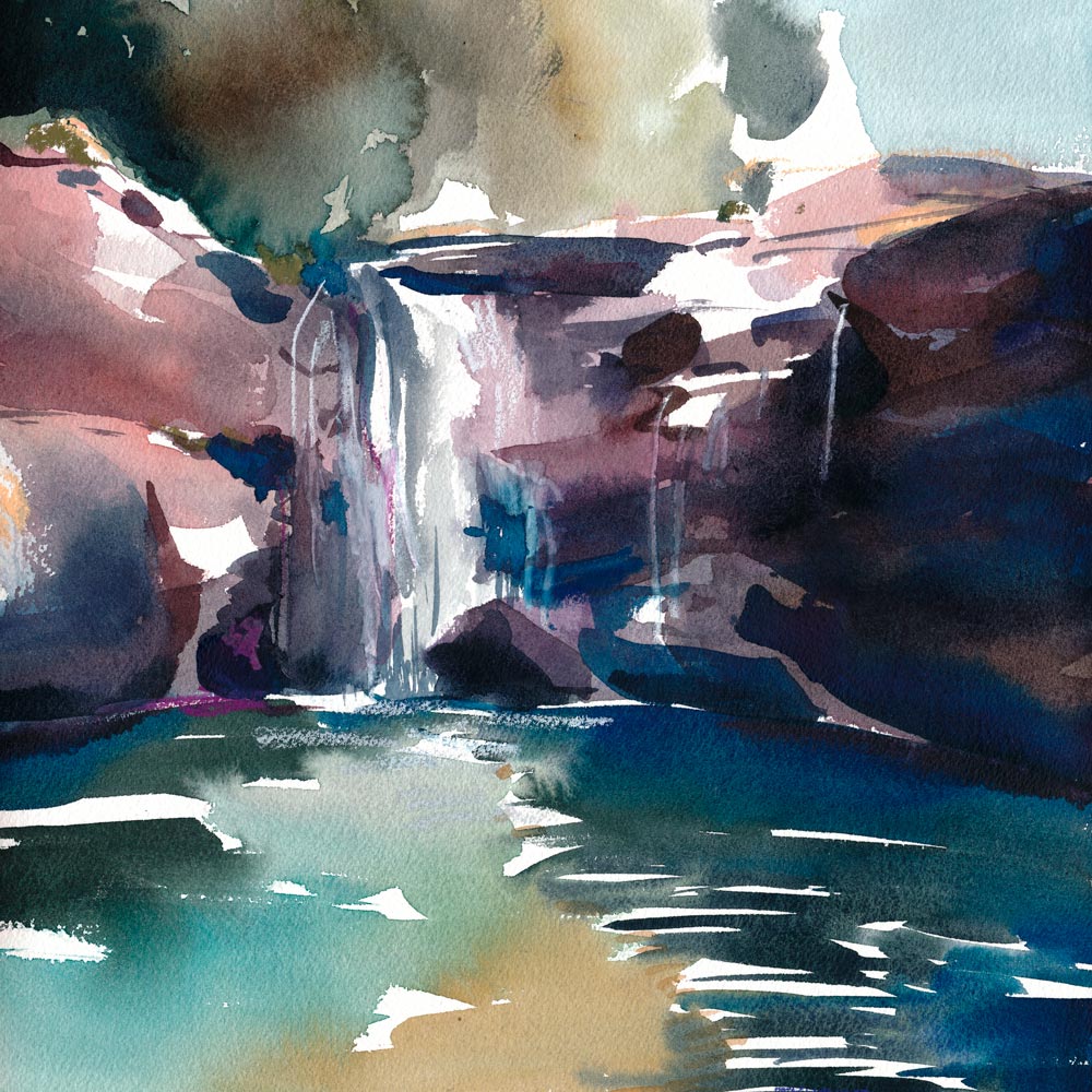 &#39;Freshwater Dip Under the Noon Sun&#39; Original Artwork