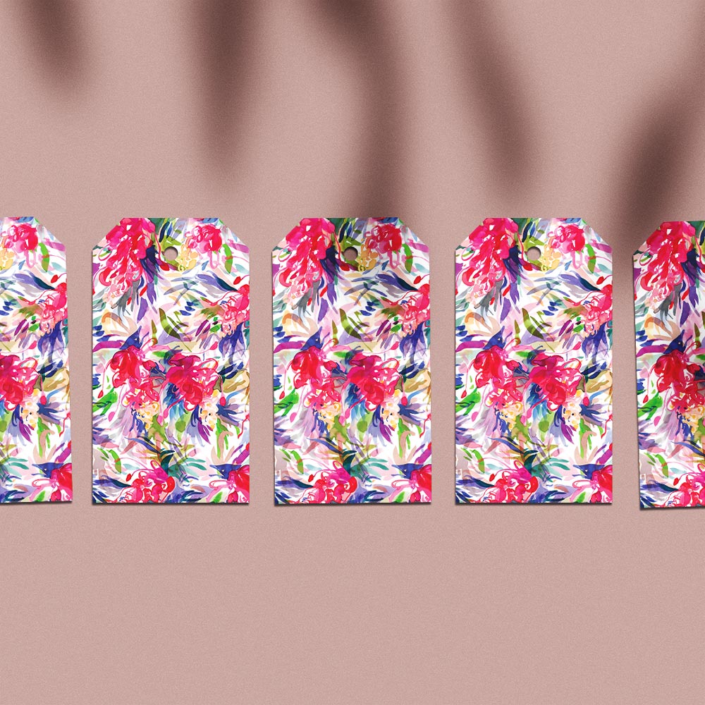 'Full Bloom' Gift Tag Pack of 5