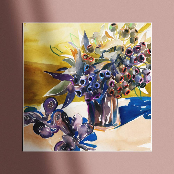 'Gumnuts and Seedpods' Limited Edition Print