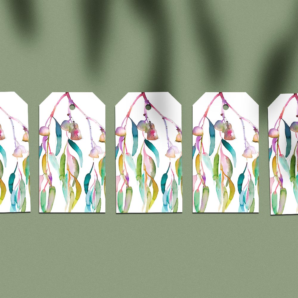 'Gumnuts' Gift Tag Pack of 5