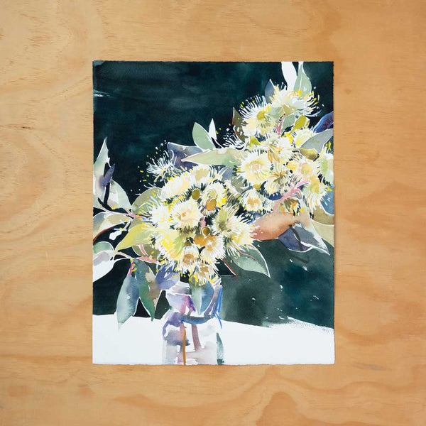 'Gum Blossom and Salsa Jar' Original Artwork