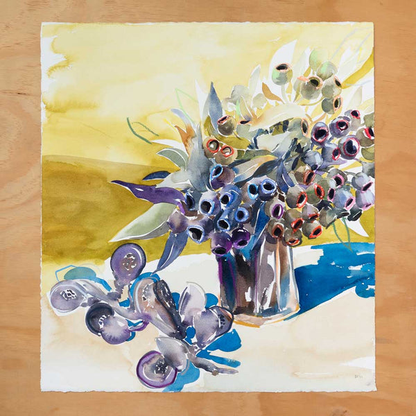 'Gumnuts and Seedpods' Original Artwork