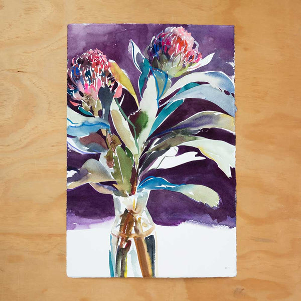 'Waratahs Standing Tall' Original Artwork
