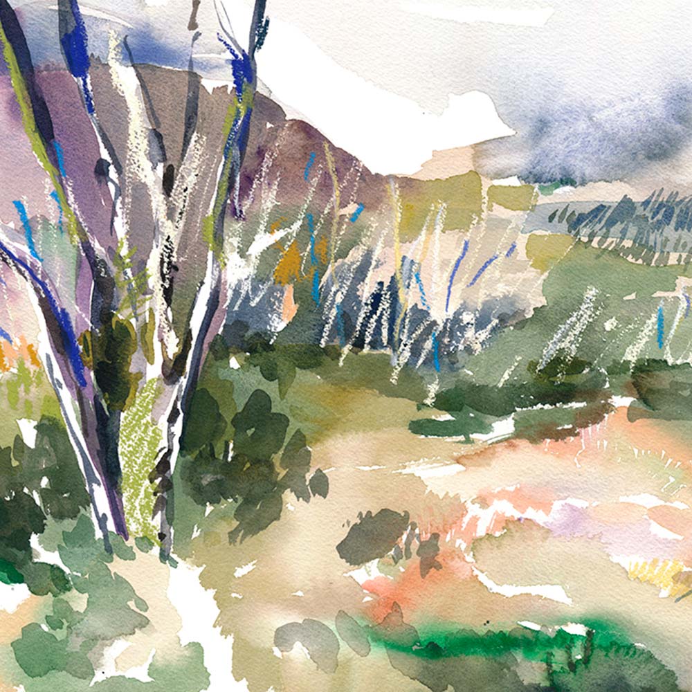 &#39;Pretty Valley&#39; Greeting Card