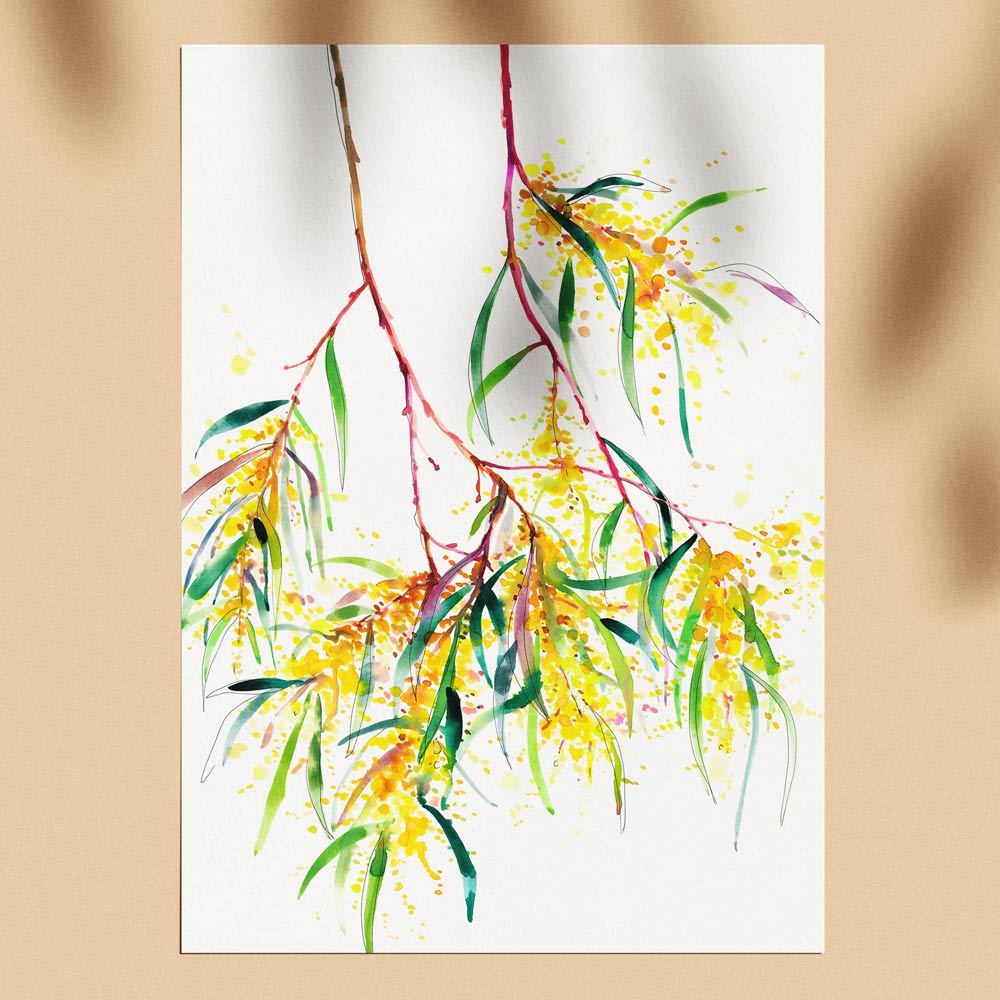 'Roadside Wattle' Limited Edition Print