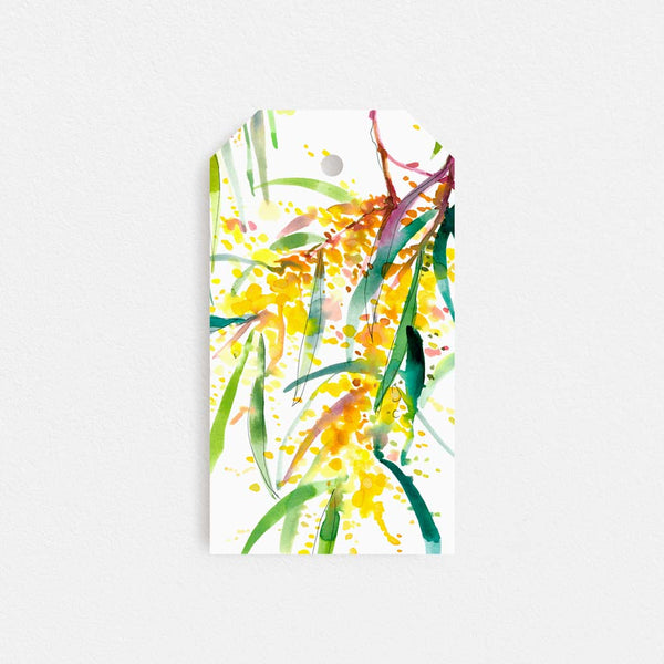 'Roadside Wattle' Gift Tag Pack of 5