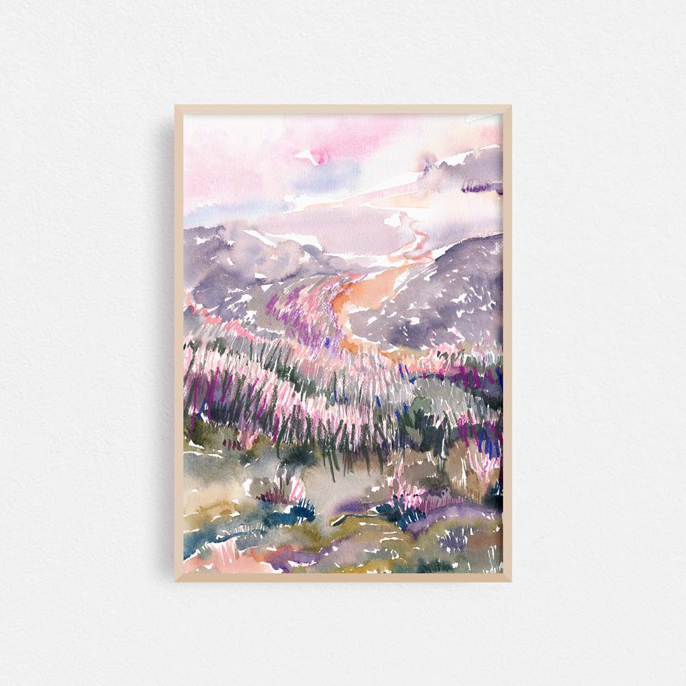 'Sunset, Mt McKay to Pretty Valley' Limited Edition Print