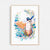 Framed 'Sweet Blue' Limited Edition Watercolour Art Print by Natalie Martin