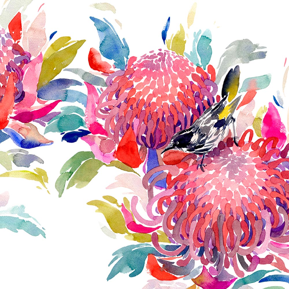 'Sweet Pursuit' Greeting Card and envelope by Natalie Martin