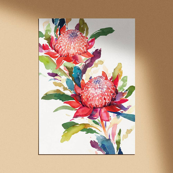 Unframed 'The Angels' Limited Edition Watercolour Art Print by Natalie Martin