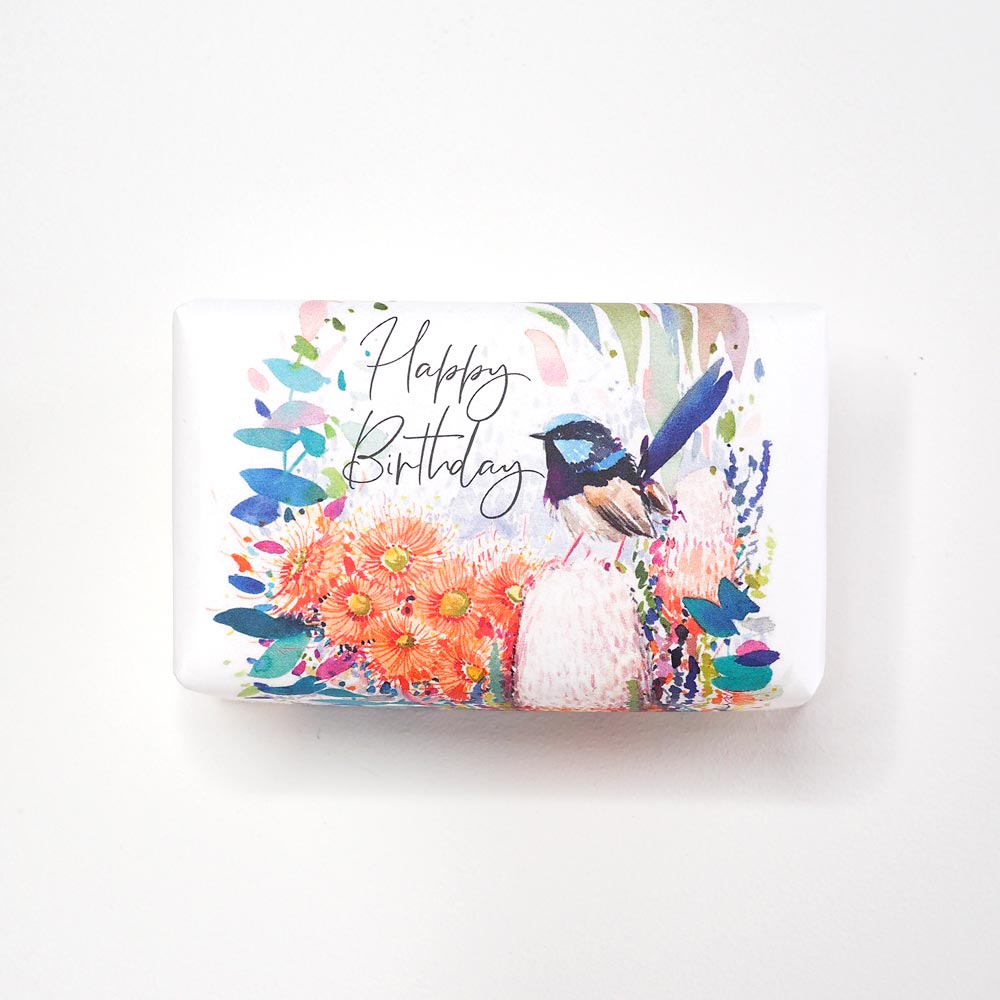 'Happy Birthday' Lemongrass Huxter Soap